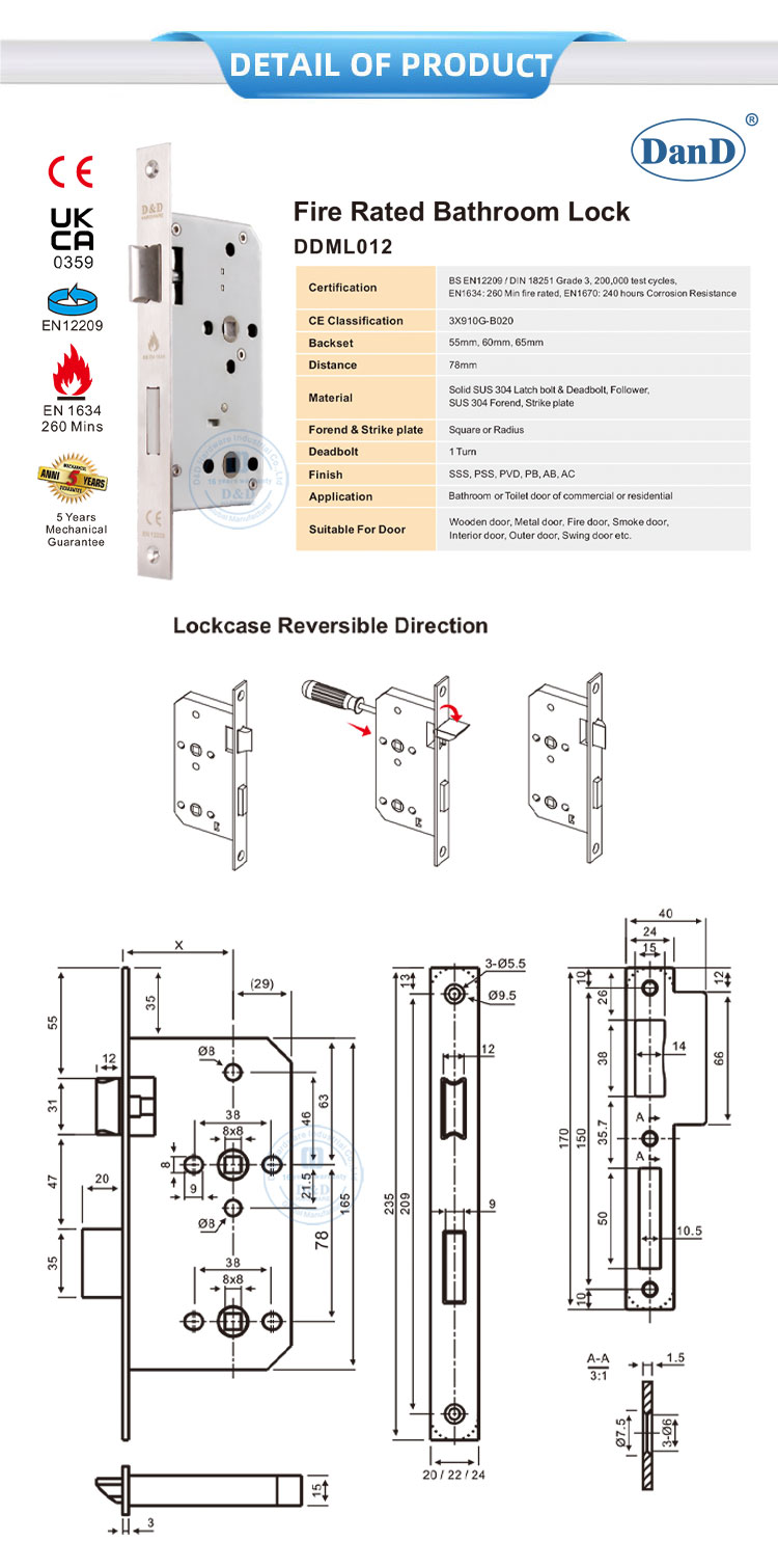 Trava da porta de seguran&ccedil;a