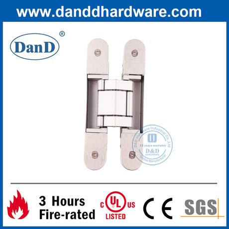 180 graus liga de zinco ajustável 3D Invisível Hinge-DDCH008-G40