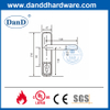 Aço Inoxidável 304 Fogo Porta de Emergência Alavanca de Alavanca-DDPD015
