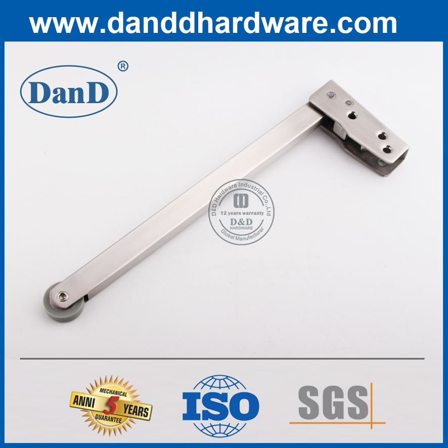 Coordenador de porta escondido de aço inoxidável 304 para portas duplas-DDDR003