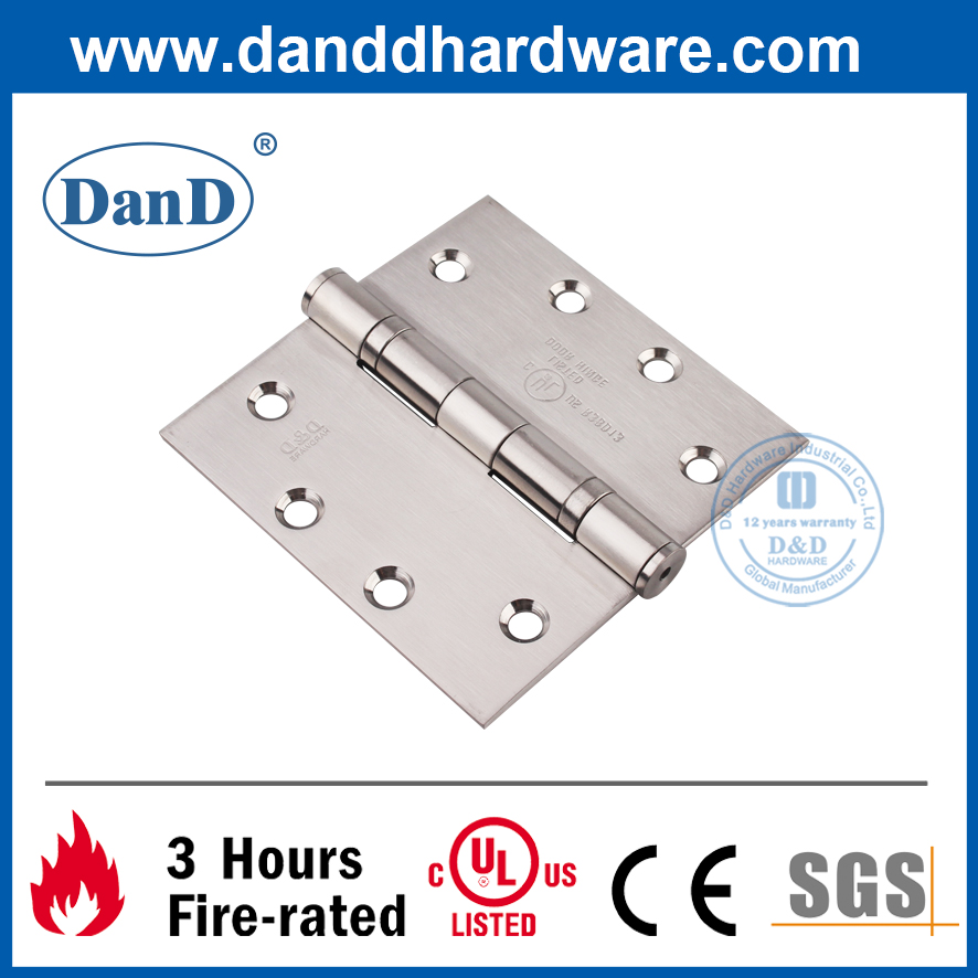 UL listado SS201 Melhor dobradiça da porta para porta de metal nominal –DDSSS002-FR-4.5X4.5x3