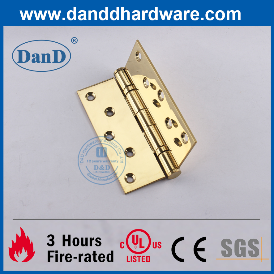 Aço inoxidável 316 Bolagem de ouro da porta externa Hinge-DDSS011b-5x4x3