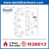 Ul listado portas internas dobradiças de bola de incêndio com dobradiça de porta classificada para hotel-ddss002-fr-4.5x4x3.4