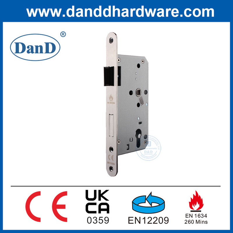 Hardware de porta interior CE Mark Mark Aço inoxidável Provo de bloqueios internos de porta interna-DDML009R-5572