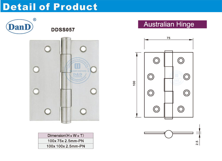 Dobradi&ccedil;as da porta interna