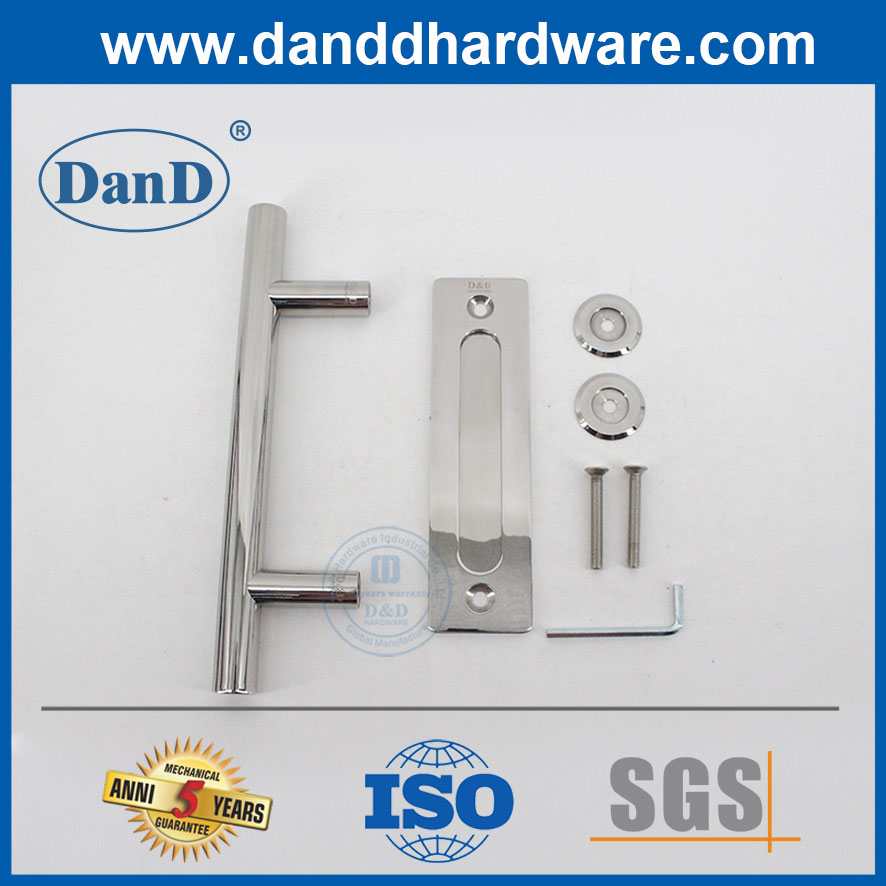 Hardware de portas de celeiro Exterior Polido Aço inoxidável Melhor porta de tração do celeiro Pull Handles-DDBD102