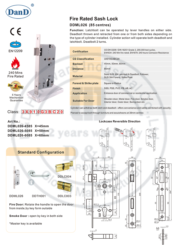 Porta frontal Lockd e D Hardware