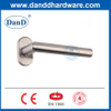 EN1906 Grade 4 Manusea de porta de rosa oval Pontilhas de portas de aço inoxidável Lever-ddth003