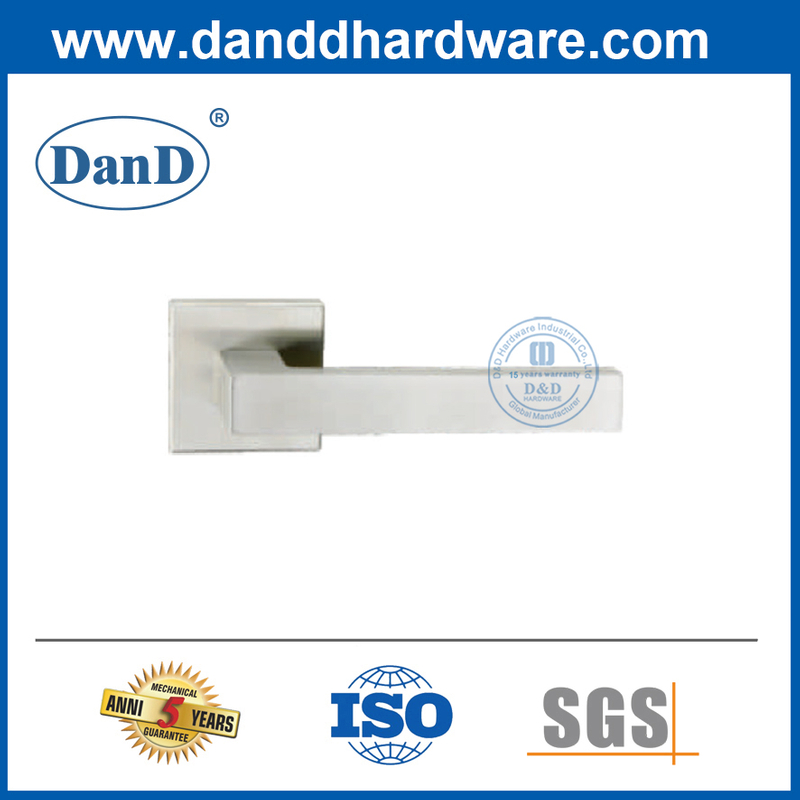 Manças da porta quadrada entrada de aço inoxidável externo Handles de porta interna-ddsh058