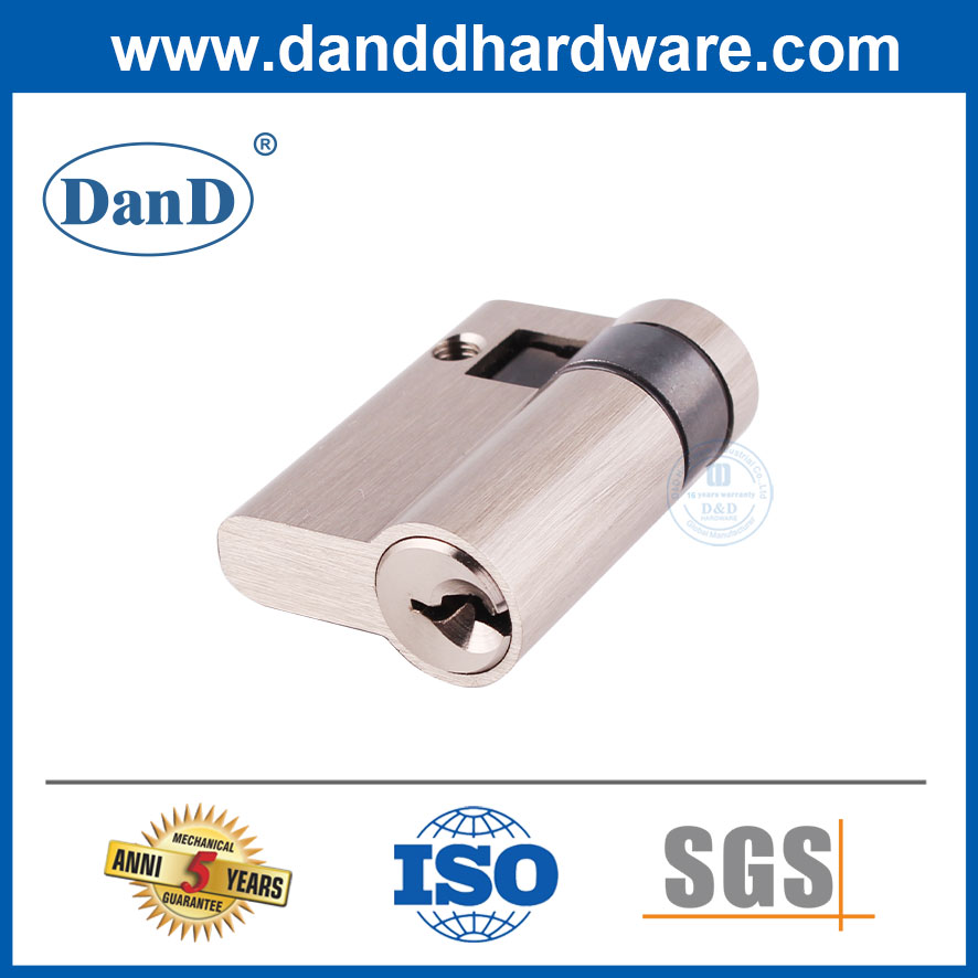 Brass sólidas 45 mm de meia cilindro de trava de bloqueio de bloqueio de cilindro de euro-ddlc010