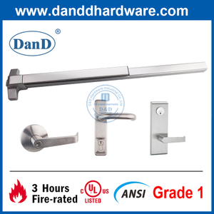 Aço inoxidável UL ANSI Fire Sair Hardware Panic Bar com alavanca Trim-DDPD003