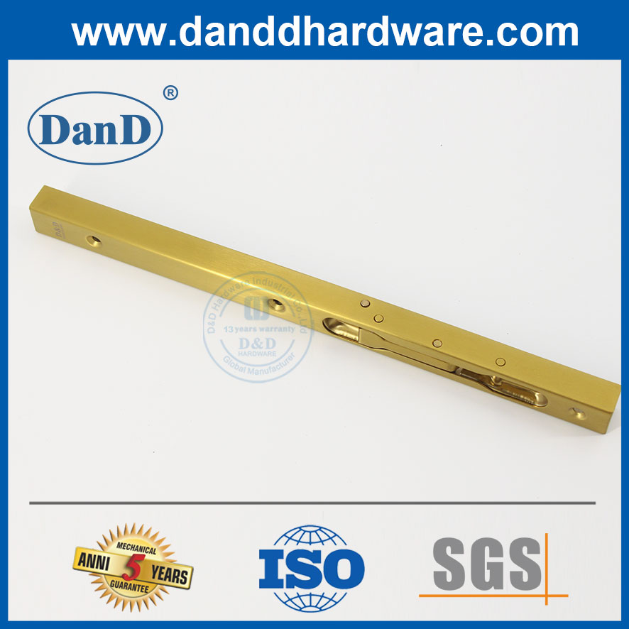 8 polegadas Caixa de segurança de porta de latão de 8 polegadas Tipo de descarga para o parafuso para porta dupla-DDDB008