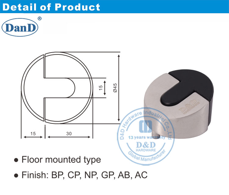 parada da porta para a porta externa