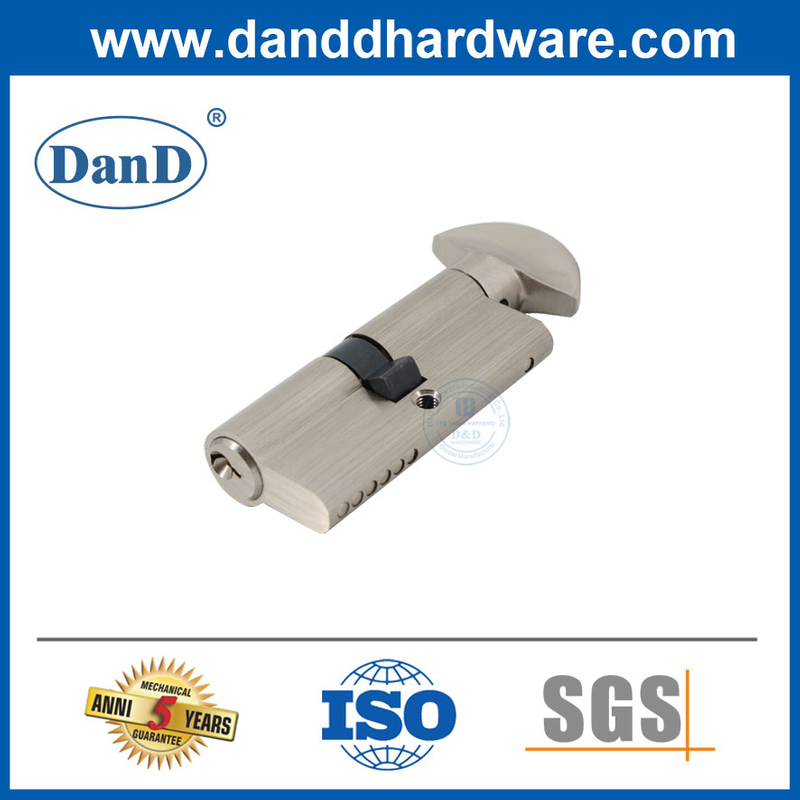 Cilindro de bloqueio de porta de pino com bronze de latão euro com thumbturn-ddlc005