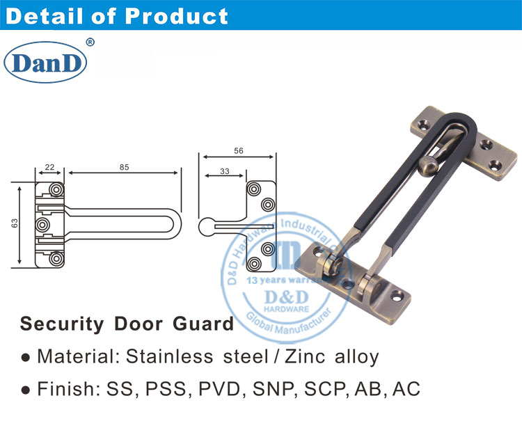 Guarda da porta de seguran&ccedil;a