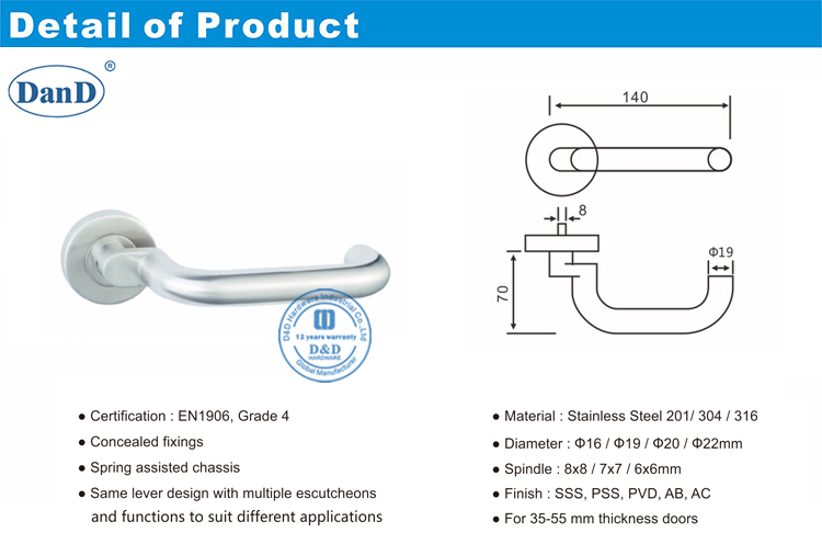 Main porta Handles-D e D Hardware