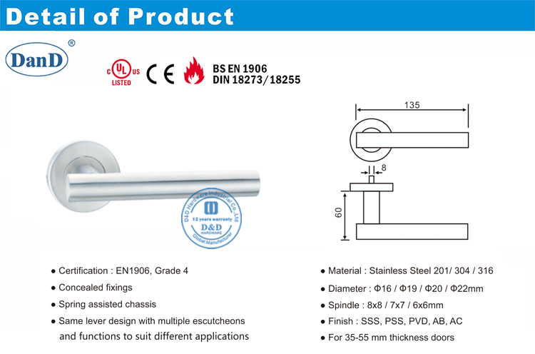 03 alavanca de porta Handle-Ddth009