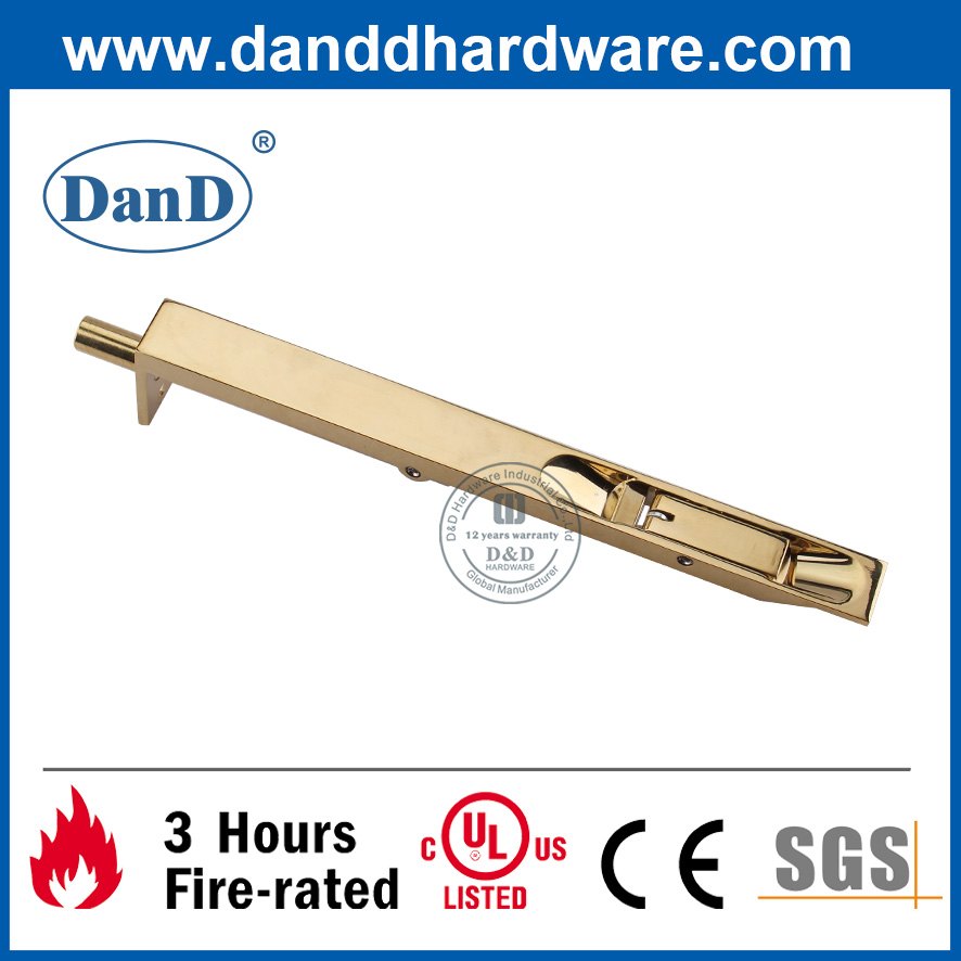 Porta de lat&atilde;o polida parafuso-ddb001