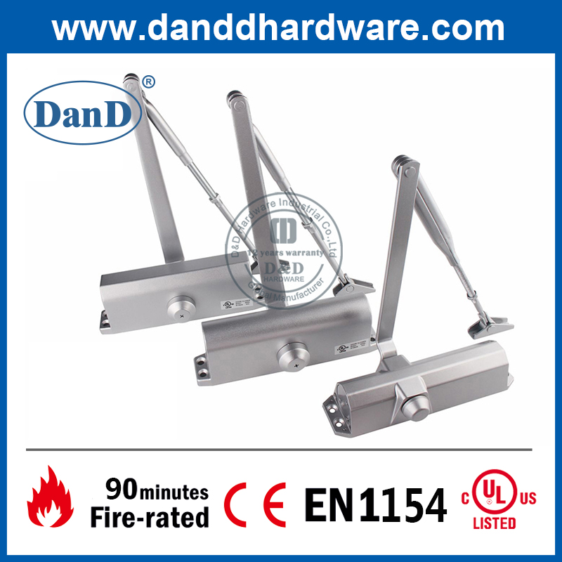BS EN1154 Spring de alumínio Ajuste a porta externa de incêndio mais perto-DDDC014