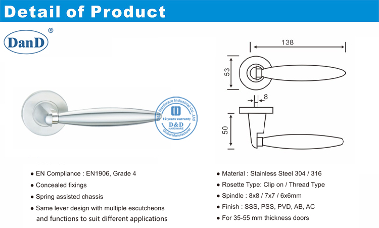 Hardware de handle-d e d de passagem