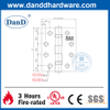 Aço inoxidável 304 Matt Black Fire Porta Classificada Hinge-Ddss001-4x3x3