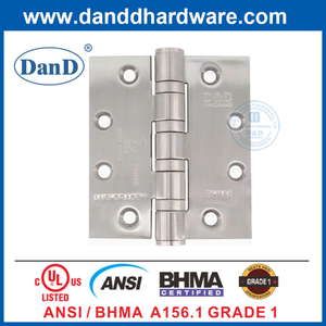 ANSI grau 1 BHMA Pesado de 5 polegadas de 5 polegadas de aço inoxidável Hinges-ddss001-Ansi-1-5x4.5x4.8