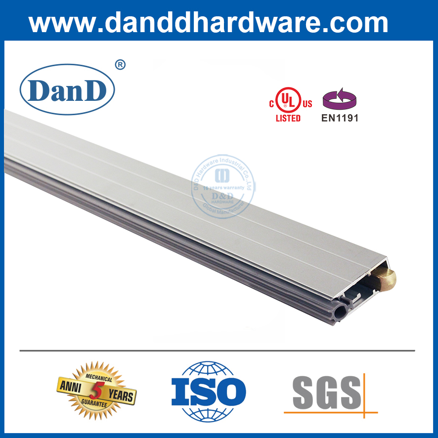 Vedação automática de queda de alumínio