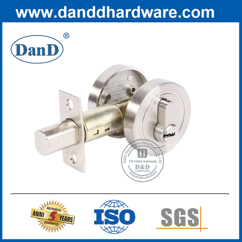 Liga de zinco um lateral cilindro de deadbolt lock-ddlk019