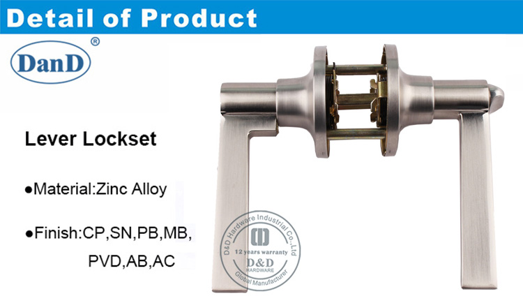 Lockset para hardware de passagem-ddlk098-d e d