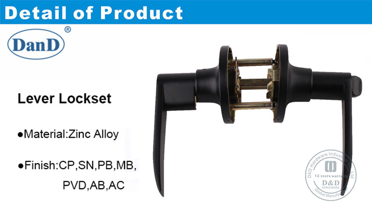 Tipo quadrado de alavanca de alavanca-ddlk087-ddlk094-d e d hardware