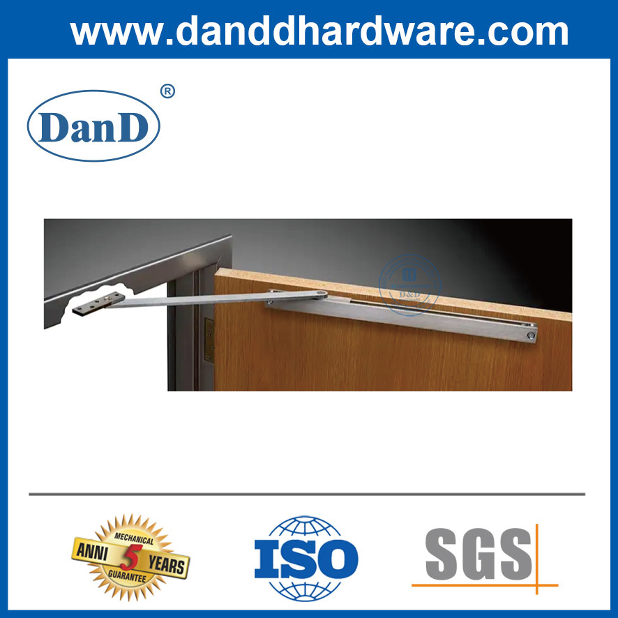 Suporte de porta de cabeça aérea de aço inoxidável de aço longo das portas para portas de ação única-DDDS058