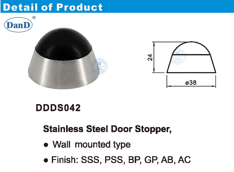 Tipos de rolha de porta 