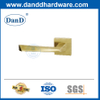 Moderna de alavanca sólida moderna, aço inoxidável quadrado de entrada de ouro de ouro DDDSH056