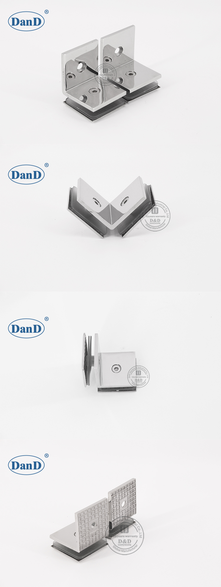 CLAMPS DDGC002 de vidro