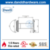 Incêndio Ul listado 180 graus de porta externa Peephole em portas classificadas por incêndio-DDDV007