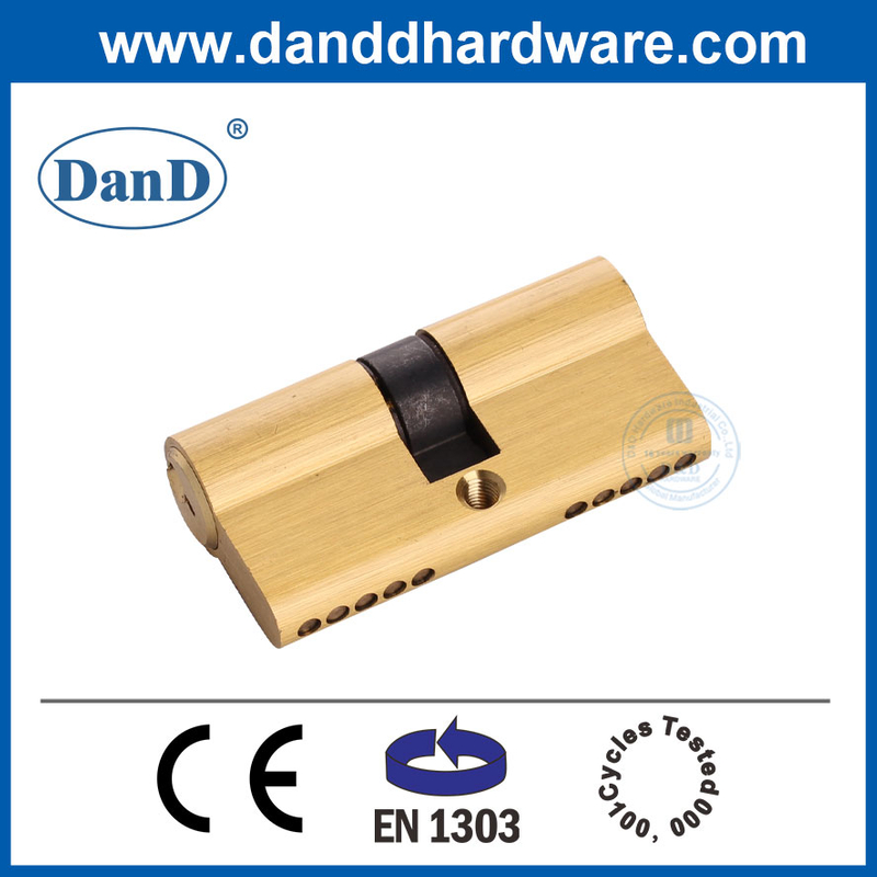EN1303 Preço da fábrica Euro Solid Mortise Double Open Door Lock Cylinder-DDLC003-60mm-SB