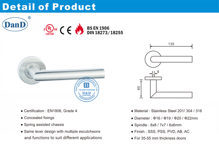 03 alavanca de porta Handle-Ddth003