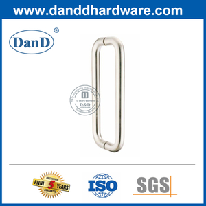 Aço inoxidável 304 Segurança D Forma da porta comercial puxar maçaneta-ddph007