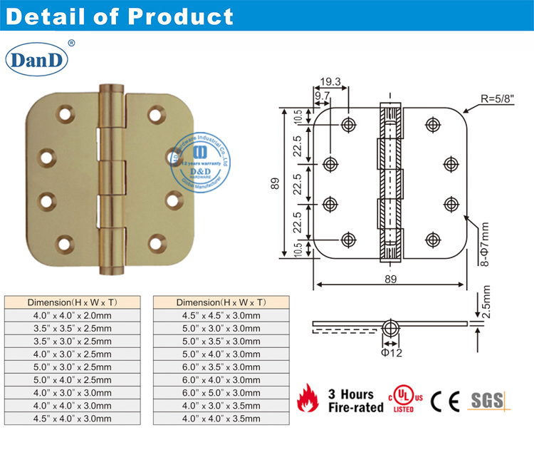 Hardware de bronze de lat&atilde;o-d e d