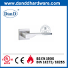 Alavanca de alavanca de porta maciça 304 de aço inoxidável com roseta quadrada-DDSH048