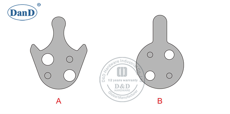 Hardware do cilindro-d e D da porta comercial