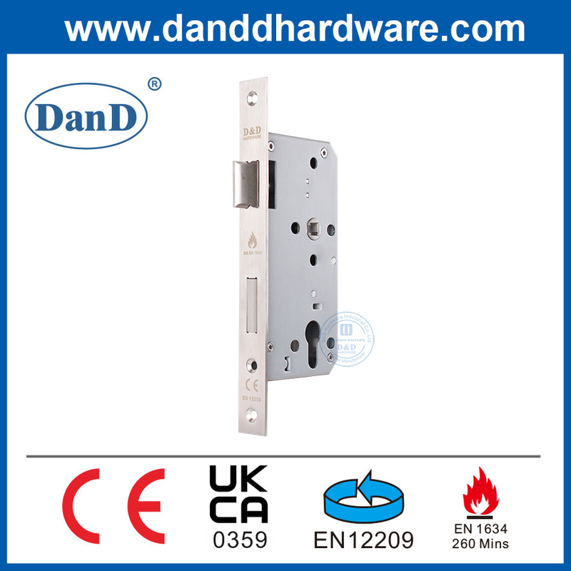 CE EN12209 Incêndio Classificação da porta Lock da porta Mortise da alavanca da porta Lock-DDML009-5572