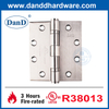 Ul listado portas internas dobradiças de bola de incêndio com dobradiça de porta classificada para hotel-ddss002-fr-4.5x4x3.4
