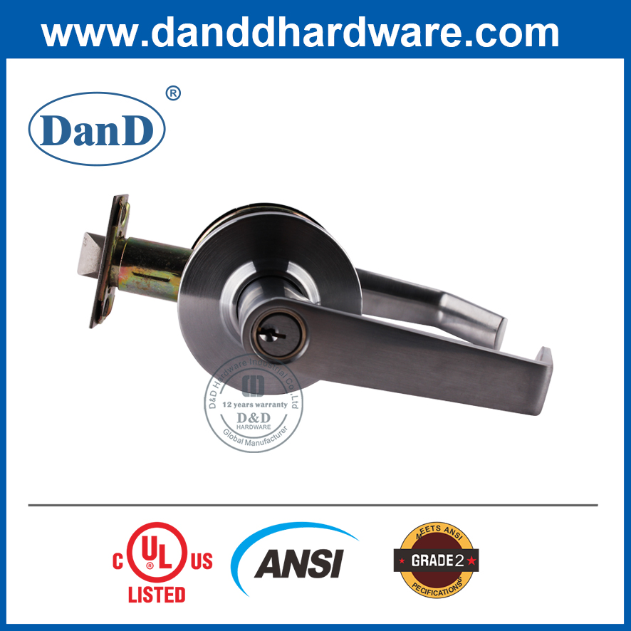 ANSI Grade 2 Alloy de zinco da porta externa da porta tubular Lockset-ddlk011