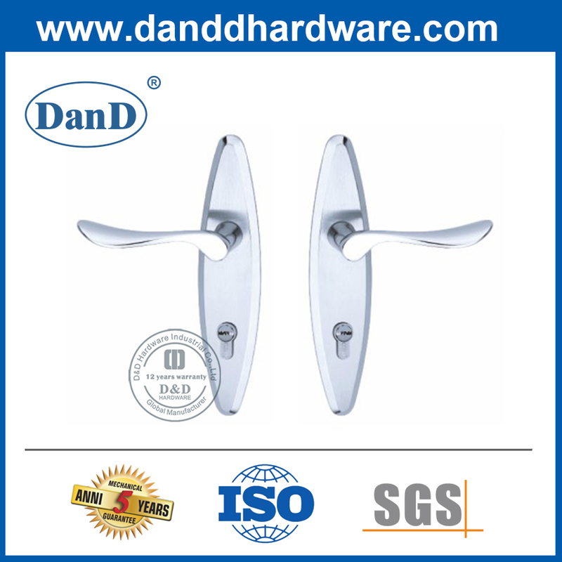 SS304 alavanca moderna punho com design de placa-ddlp002