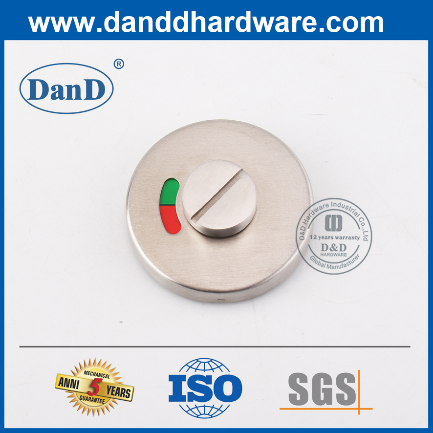 Tufo de lavatório de aço inoxidável e liberação com indicador-ddik004