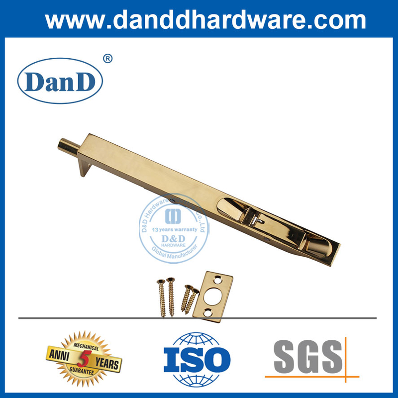 Segurança polida de latão aço inoxidável parafuso de porta de descarga dddb001