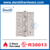 SUS304 Ul listado Tipos de dobradiça de porta comercial Classificação de incêndio classificado
