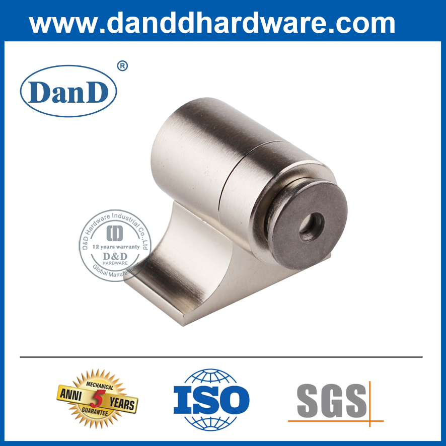 Liga de zinco Piso magnético montado porta escondida Stop-DDDS036