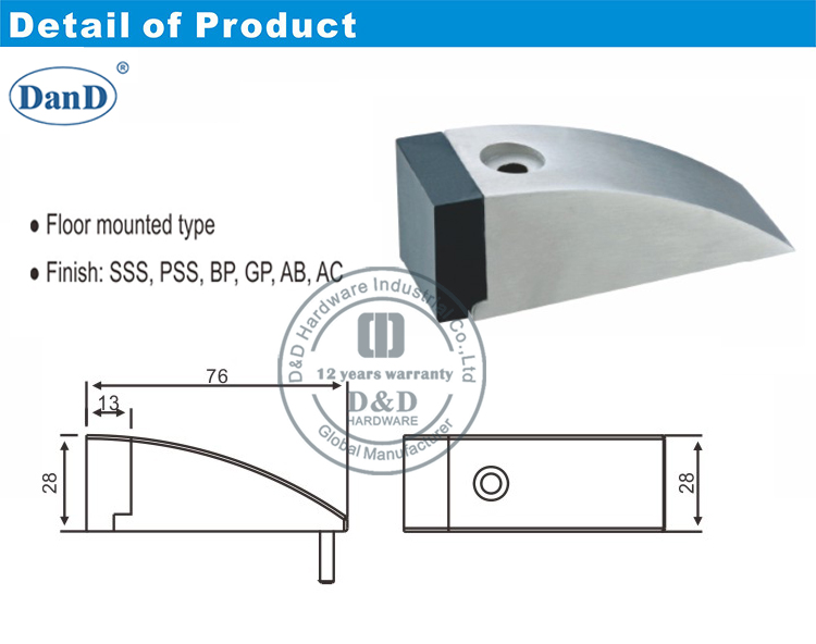 Porta ao ar livre Stop-d e D Hardware